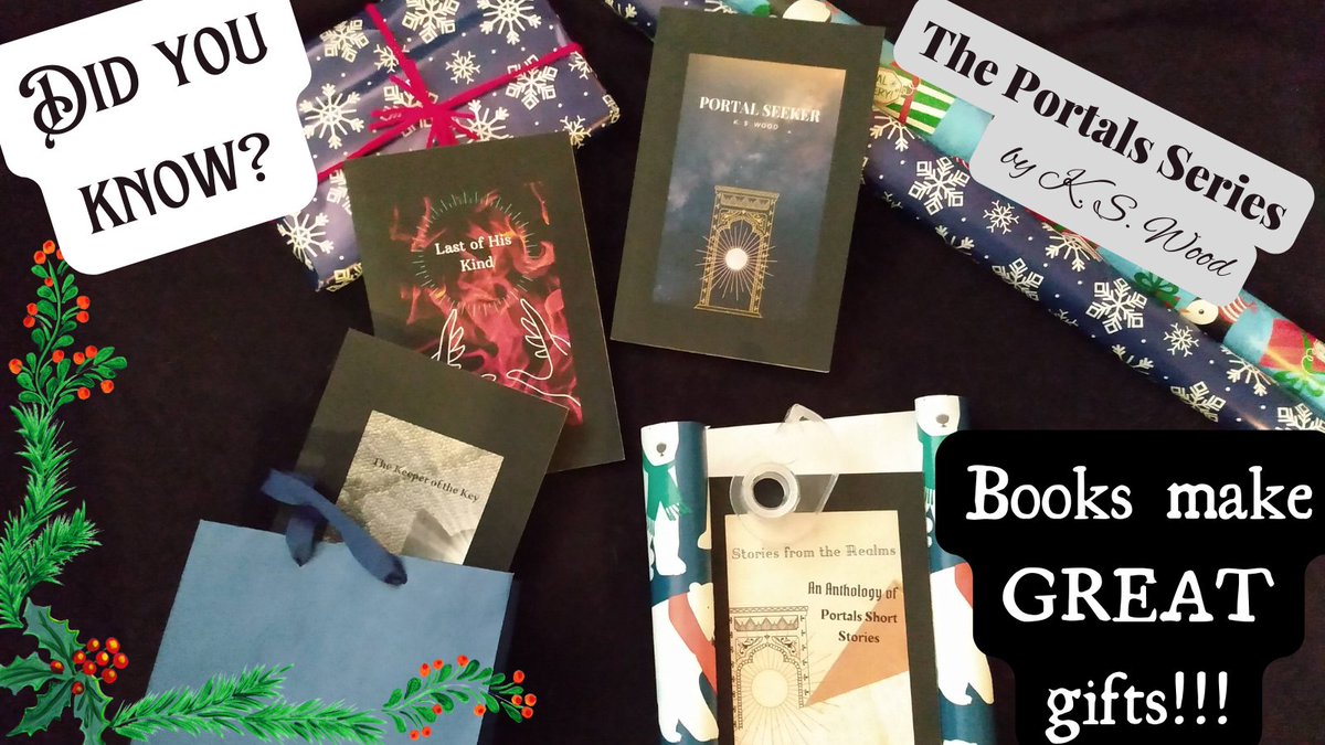 kelitad's tweet photo. @GraphicArts77 Christmas is coming and a book is an awesome gift!
My Portals Series is available in #paperback, on #Kindle, and on #Kindle Unlimited.
Treat someone to the fantasy adventure series by this #indieauthor.
Check out the series: https://t.co/FqOhoYA4eP
#supportselfpublished https://t.co/631p7XLzdN