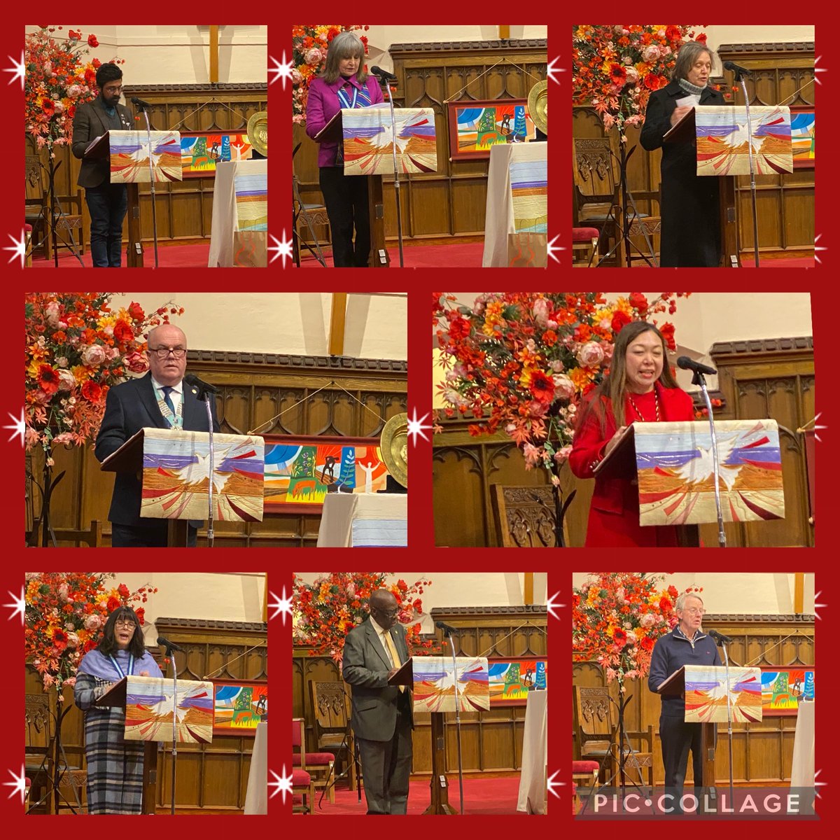 DG Brian Coleman Rotary District 1130 London UK Carol Services held at Finchley Methodist Church today. Service conducted by our Rtn The Revd Dr Martin Wellings. ⛪️⛪️ And the gifts of new toys or money for Action of Children in London. 🥳🥳
