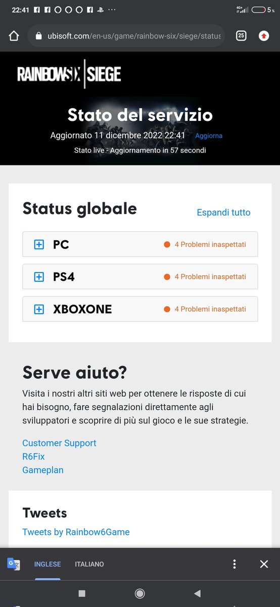 Alfredopagen022's tweet photo. @Rainbow6Game 1 settimana che è così porco dio cercate de risolve o Ve grattate https://t.co/UjCzzL11Pn