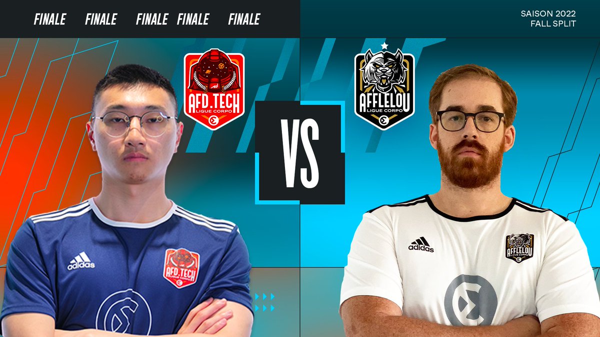 Ca y est, on y est ! 
Ce soir, c'est la grande finale de ce split ! 
Les équipes d' <a href="/AFD_TECH/">AFD.TECH part of Accenture</a> et d' <a href="/Afflelou/">ALAIN AFFLELOU</a> vont s'affronter dans un BO5 💪
Vous nous retrouverez ce soir à partir de 18h30 sur notre chaine twitch ! 
twitch.tv/liguecorpo