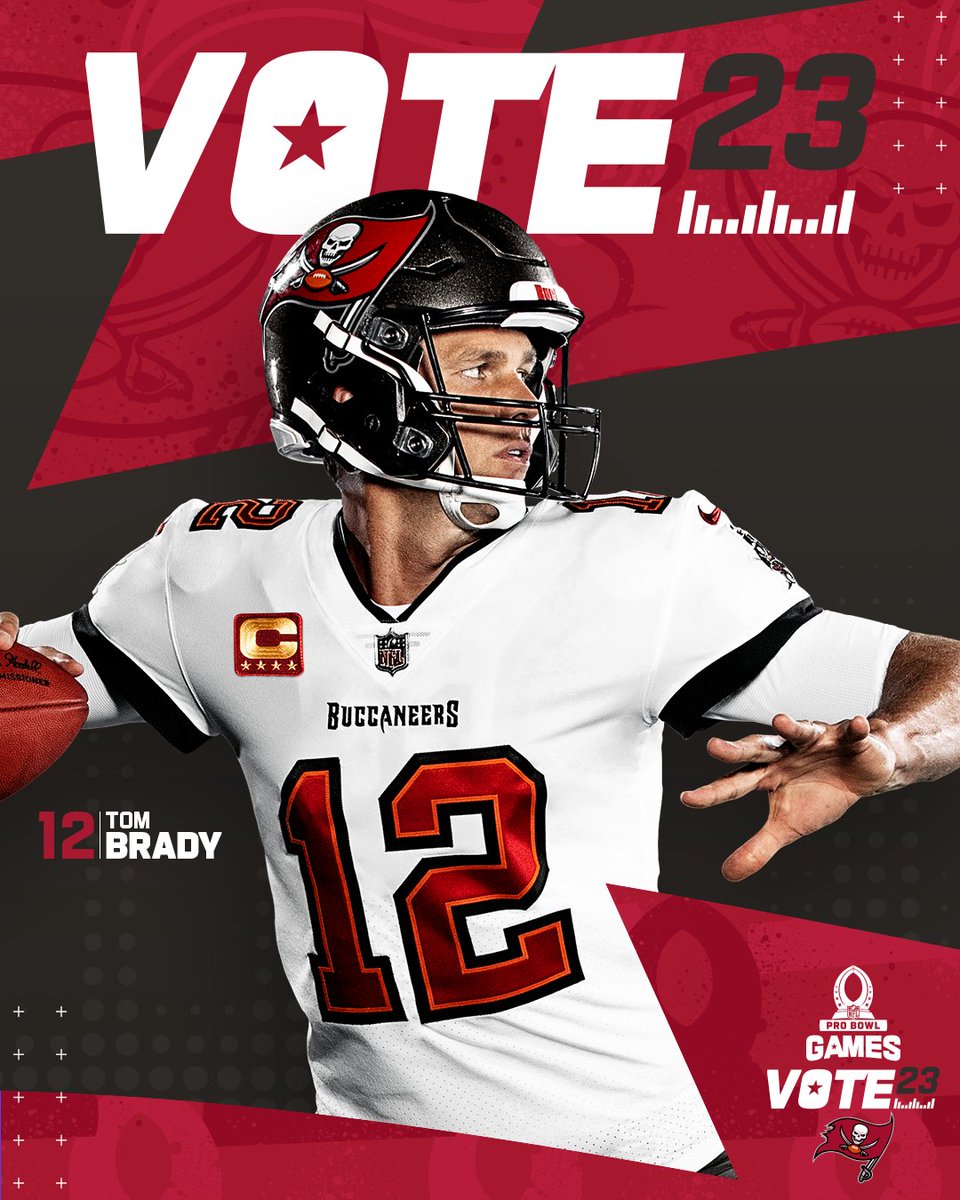 Buccaneers's tweet image. Last day to vote!

Every retweet is a DOUBLE #ProBowlVote for @TomBrady   

🗳️🗳️