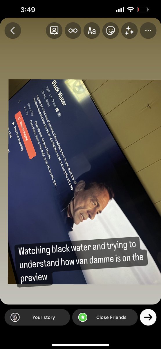 How is Van damme in this horror thriller?
<a href="/HauntedMeg/">Meagan Navarro</a> <a href="/LovelyZena/">Zena 👑 // Real Queen of Horror</a>  🤷‍♂️