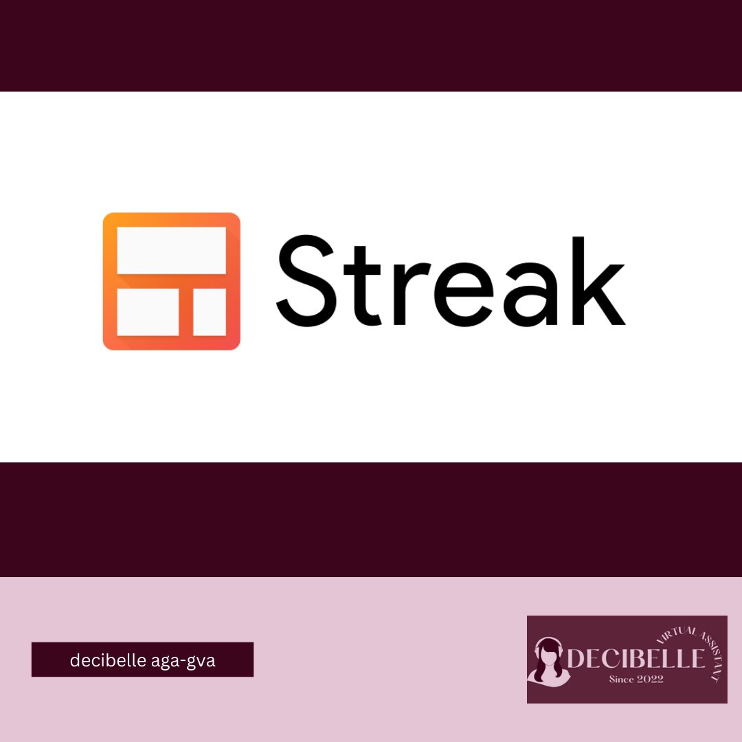 DecibelleAga's tweet image. Streak is a fully embedded workflow(CRM) and productivity software in Gmail, and empowers you to manage all your work right in your inbox. 📩📩📩 I can help you
visit my fb page decibelle aga-gva
#workflowmaxxlife #workflowmax #Workflowselfie #workfloww #WorkFlowMusic