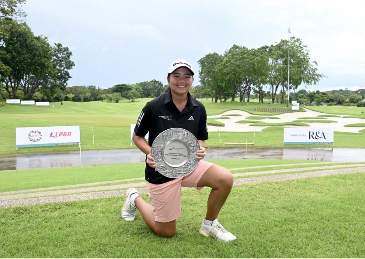 TexasTechWGolf's tweet image. 🚨 Low Amateur 🚨

Congrats to Shannon Tan on earning low-amateur at this week's KLPGA event 

Shannon shot -1 for the week

#WreckEm |  @shannon_so_tan
