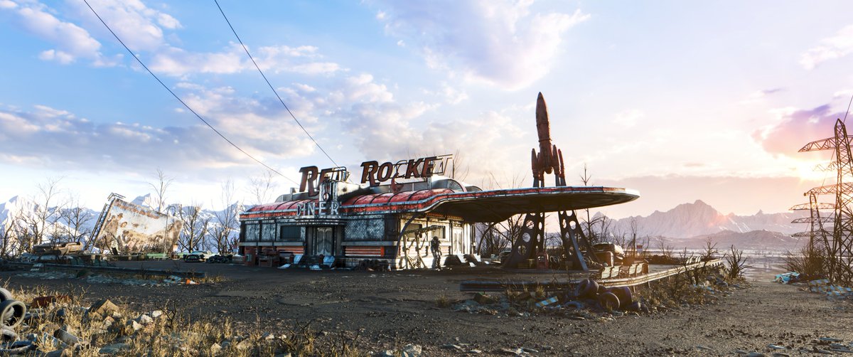 Red Rocket Diner🚀

Sneak Peak from my upcoming Fallout Animation