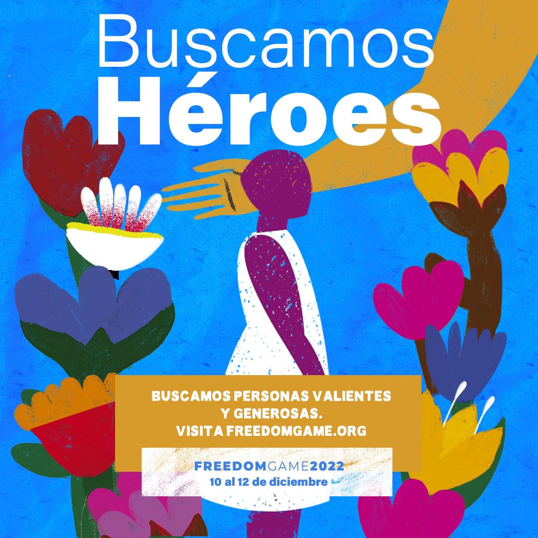 GarfiasHidalgo's tweet photo. Apoyemos en #freedomgame2022 Únete y transformemos historias de dolor en historias de éxito. Todo lo que dones se duplica del 10 al 12 de Diciembre. #BuscamosHeroes Aquí puedes donar 👉 https://t.co/jjzpnDCOMD https://t.co/3UmgmxiqIm