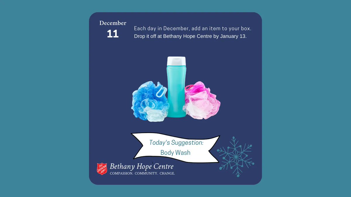 BethanyHopeCtr's tweet photo. Here is today’s suggestion for your Advent Box. Bring hope to young-parent families in our community! 

#BethanyHopeCentre #CompassionCommunityChange #SalvationArmyCanada #ItTakesACommunity #YOW #Ott #MyOttawa #DonateOttawa https://t.co/kyoVzu3Yzd