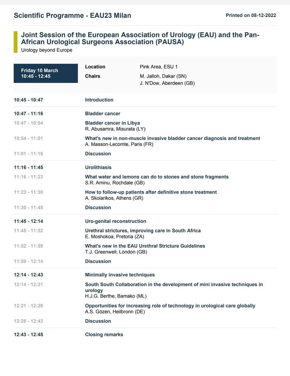 AliSerdar Gözen (@aliserdargozen) on Twitter photo Join us for PAUSA session in EAU Milan 2023. African urology is on the rise👍<a href="/eauesut/">European Section of Uro-Technology (ESUT)</a> <a href="/UrowebESU/">European School of Urology (EAU ESU)</a> #PAUSA <a href="/Mohamed26343908/">Mohamed Jalloh</a> <a href="/NDowJames/">James N'Dow</a> <a href="/SkolarikosAndre/">Andreas Skolarikos</a> Join us for PAUSA session in EAU Milan 2023. African urology is on the rise👍<a href="/eauesut/">European Section of Uro-Technology (ESUT)</a> <a href="/UrowebESU/">European School of Urology (EAU ESU)</a> #PAUSA <a href="/Mohamed26343908/">Mohamed Jalloh</a> <a href="/NDowJames/">James N'Dow</a> <a href="/SkolarikosAndre/">Andreas Skolarikos</a>