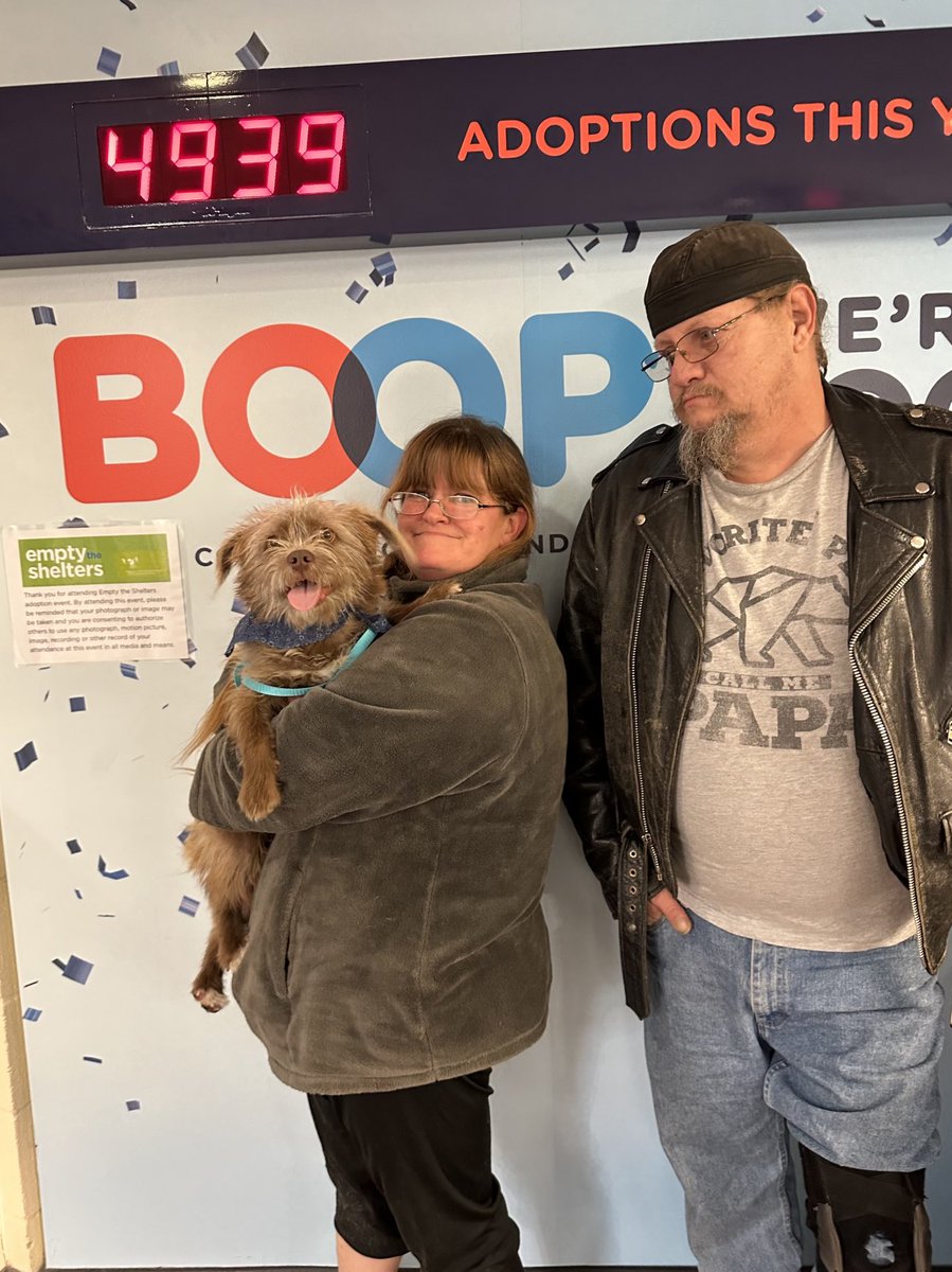 Robyn has been adopted from APA Hanley! Thank you ⁦@BISSELLPets⁩ for helping us #emptytheshelter