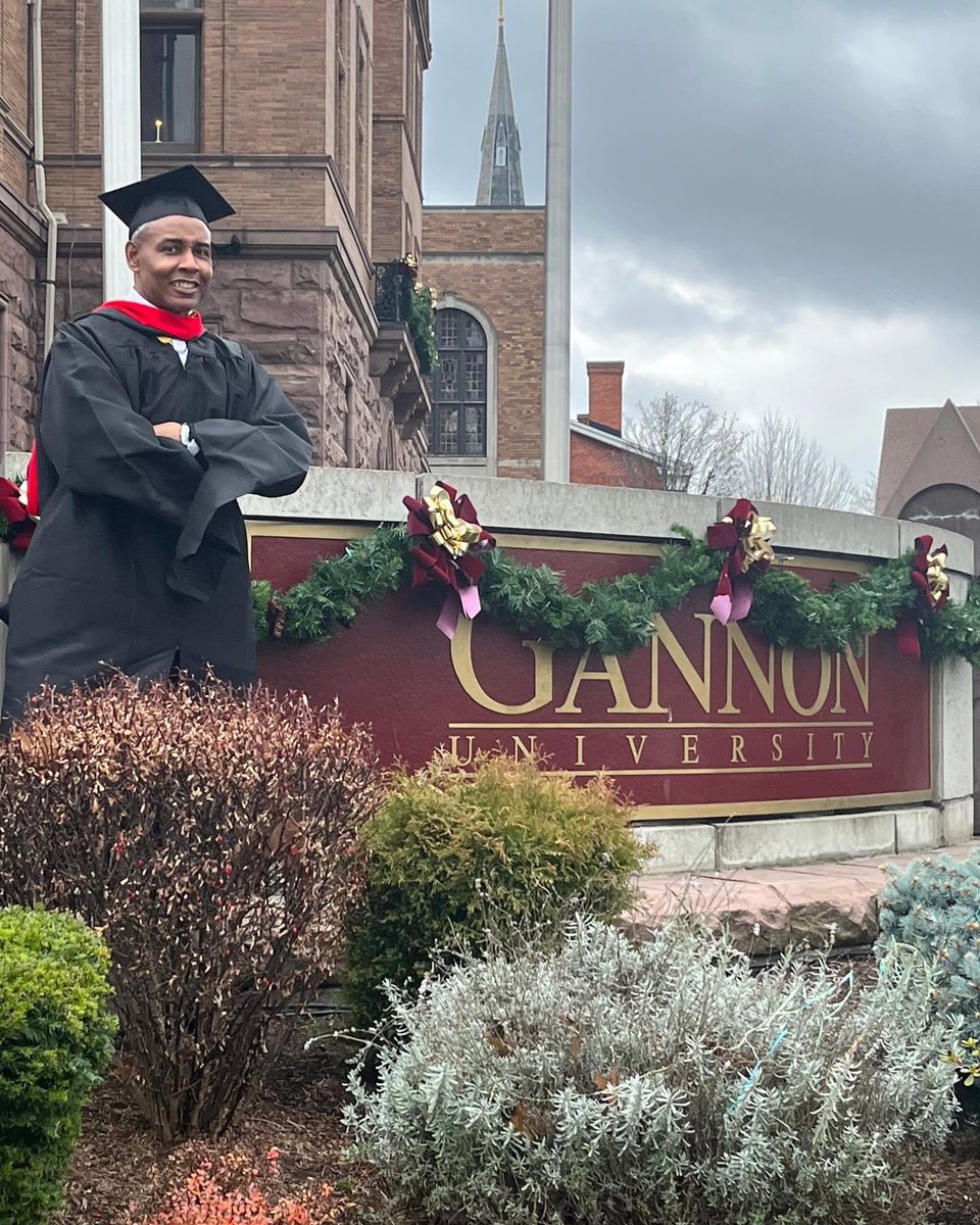 Congratulations to our coaches <a href="/GANNON_MBB/">Gannon Men’s Basketball</a> and <a href="/gannon_wlax/">Gannon Lacrosse</a> on their graduations today from their masters programs! #AlwaysLearning
