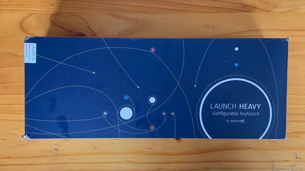 chris_bloke's tweet image. New thing! @system76 Launch Heavy full size keyboard.