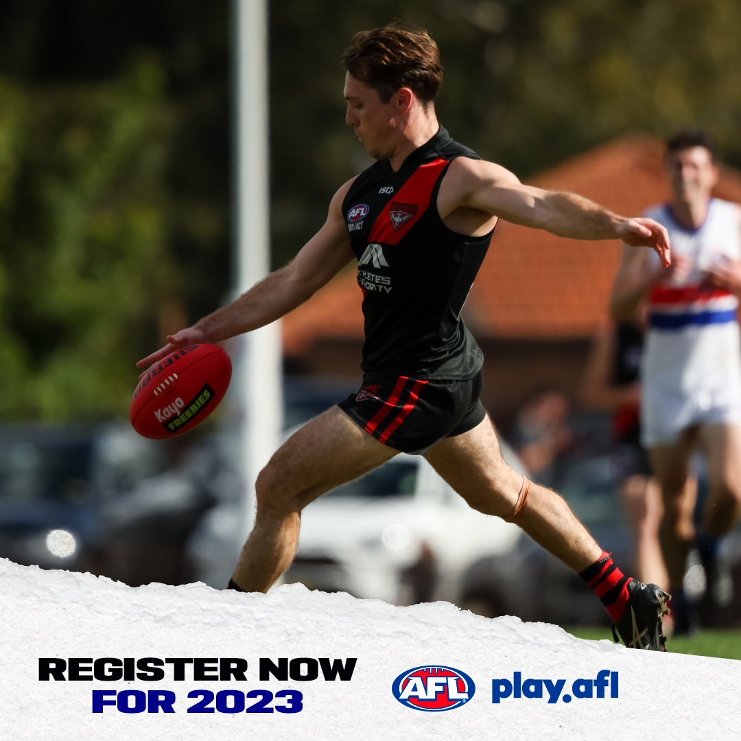 Missing your footy?

Get in early and register for Season 2023 today.
Registration now open! 🏉

Contact your Club or visit Play.AFL for more
information.

#ThisIsUs