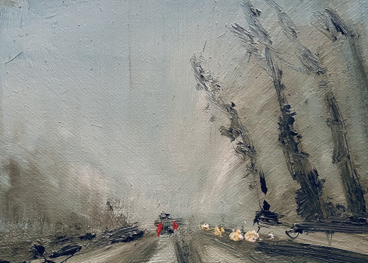 paintings_365's tweet photo. From Lewes to Offham in snow
11 December 2022

20cm x 15cm oil on canvas

🟢 For sale: £160 | £200 + #NFT @NFTWorkX

Email littlepaintings365@gmail.com to buy or reserve a special date.
#LittlePaintings #OriginalArt #ArtNFT #Lewes #Snow #Offham #SussexWinter https://t.co/9nsN83UcB5