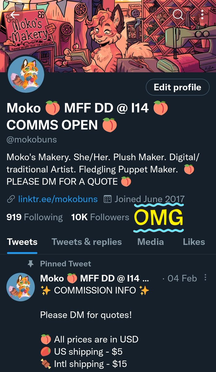 Y'all I'm absolutely floored!! I started plushes so long ago and I never really thought I'd see the day!!

So in thanks to everyone that has supported me through it all, I'm holding a raffle!

Here's how to enter:

🍑 comment SFW ref
🌰 like+follow+RT

Prizes in thread! Plz read!