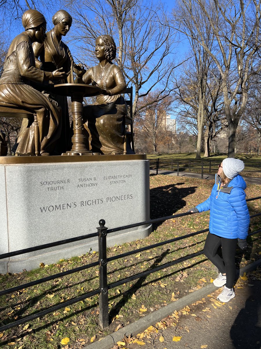 Admiring these amazing women who pioneered Women’s rights! Still so much to do; #gofightwin