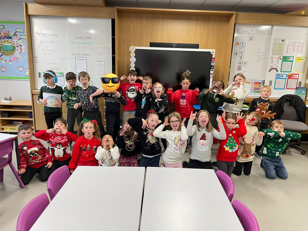 Last week P3A came into school all dressed in their Christmas jumpers! We are getting into the Christmas spirit here at <a href="/Greenbraeschool/">Greenbrae School</a> 🎅🏼