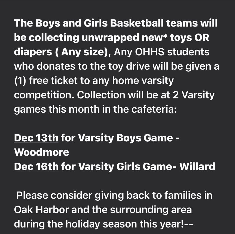 Oak Harbor Boys Basketball tweet media
