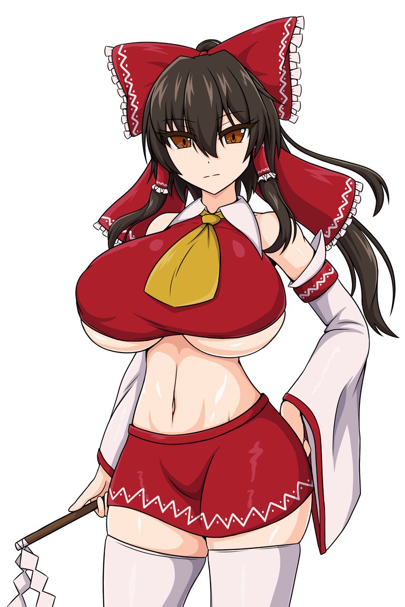 とりあえずおっぱい盛った乳巫女霊夢さん 