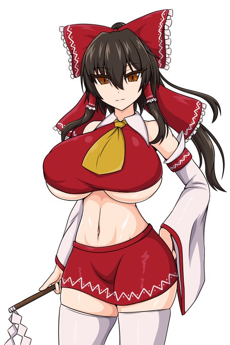 とりあえずおっぱい盛った乳巫女霊夢さん 