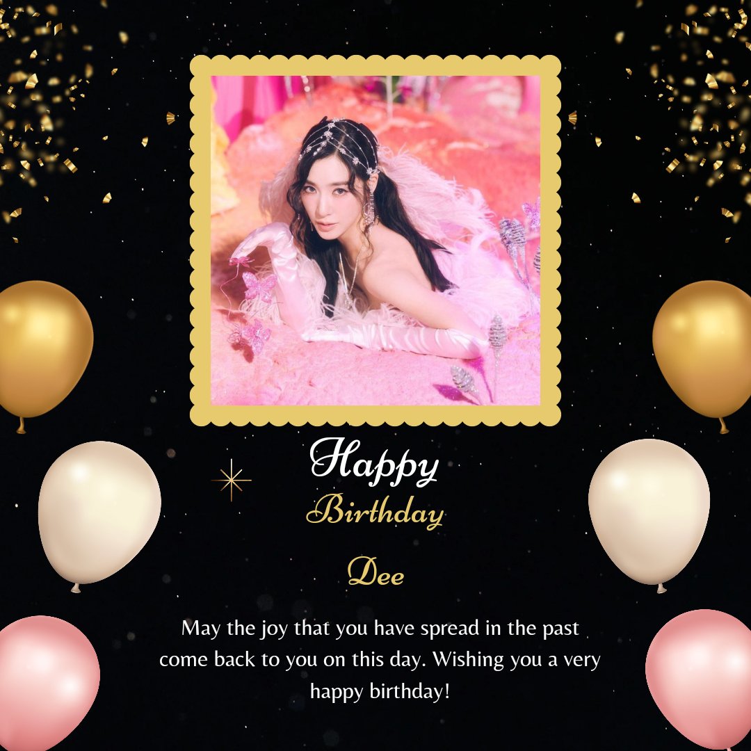 ㅤ️
ㅤ️
            ️️Happy Birthday Dee ♡
─────────────────────
To  our  beautiful  angel. Thank  you  for  being  born   and be   part  in  the  great  people.  We  love  you. 
️️
️️
#HappyDeeDay 
#GeniesGeneration 

ㅤ️
( <a href="/deeisdiandra/">Dee (work only)</a> )