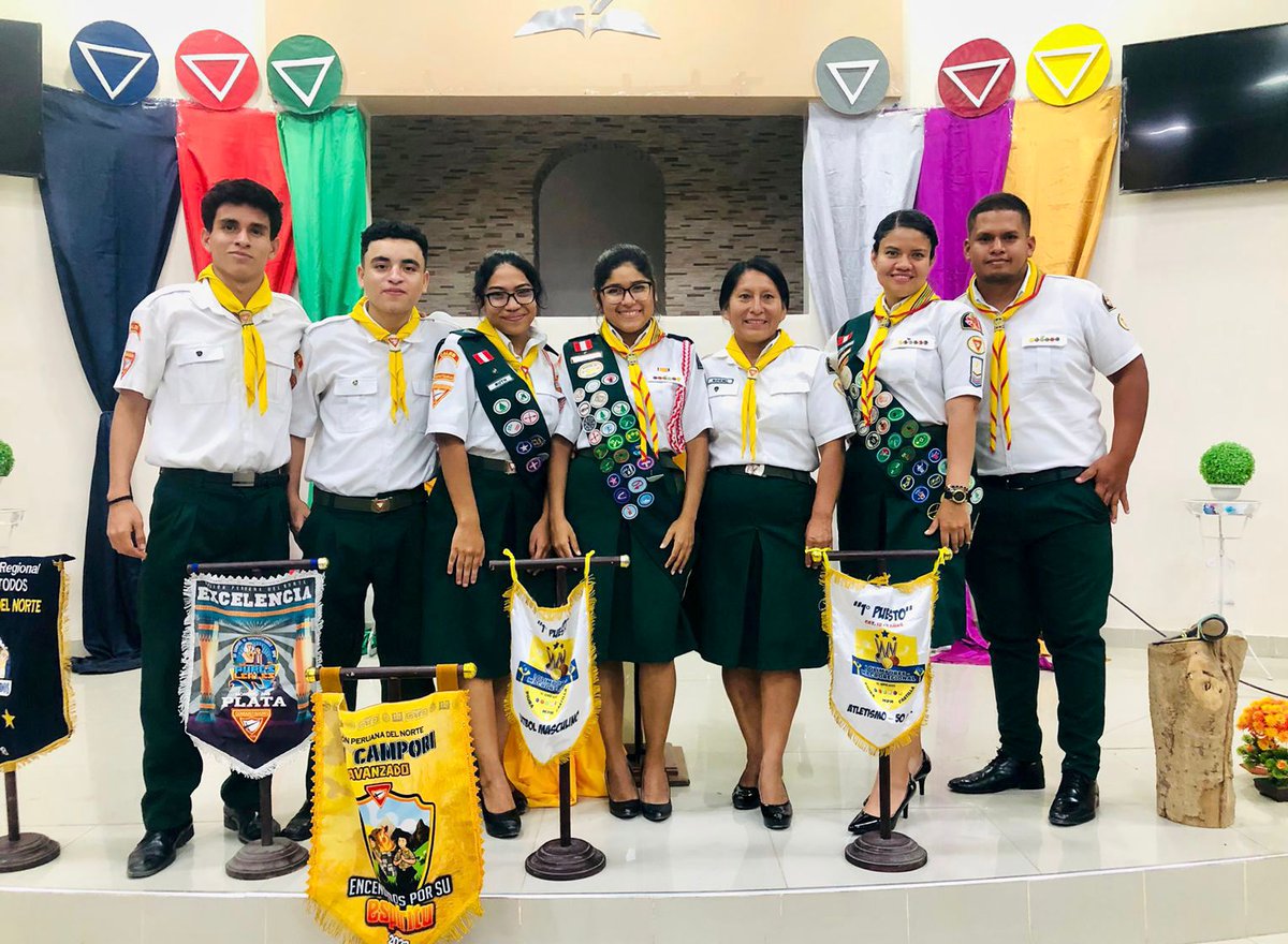PrAngelGarcia's tweet photo. Que Dios acompañe a todos nuestros conquistadores, futuro de nuestra iglesia, y bendiga a cada líder que dedica sus dones de servicio en favor de este ministerio tan importante.
#NuevasGeneraciones
#ClausuraDeActividades #ClubDeConquistadores 
#Caleb
#DMSullana
#MPN https://t.co/r1fqOn21FG