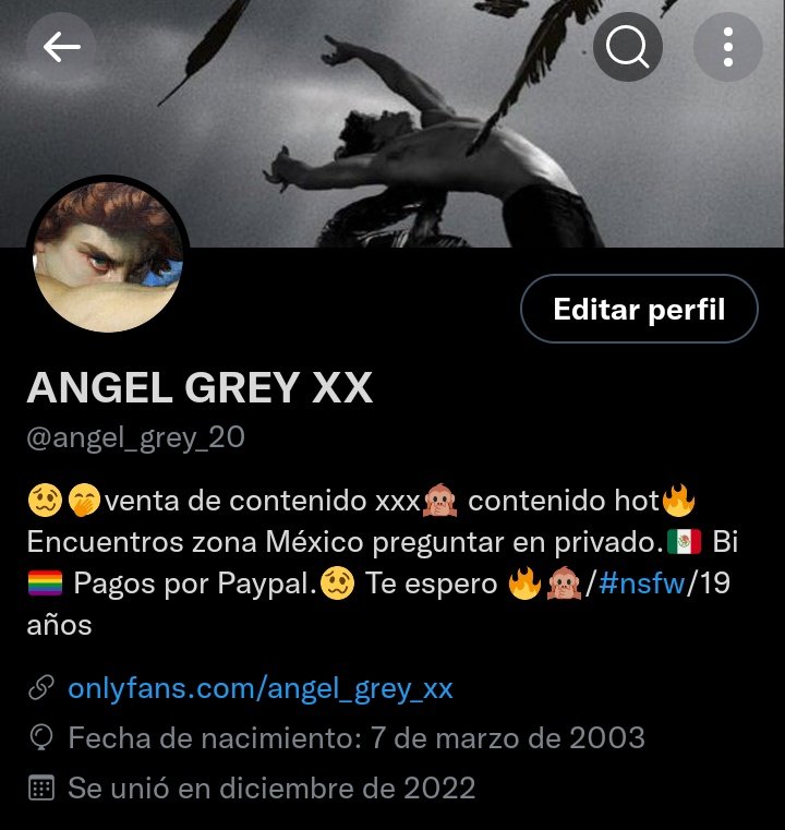 Angel_caido240's tweet photo. síganme en mi nuevo perfil ☺️
Quien me siga y me mande un mensaje en mi nuevo perfil de nuevo seguidor le daré una sorpresa ☺️ https://t.co/yVVyt5Za44