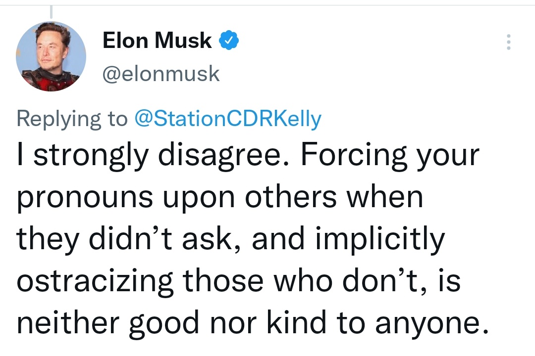 "Hello."
"Forcing your salutations upon others is neither good nor kind."
"You could ignore it."
"But then you'll ostracize me."
"Probably."
"So you admit it!"
"Well, yeah, that's kinda how we treat assholes."