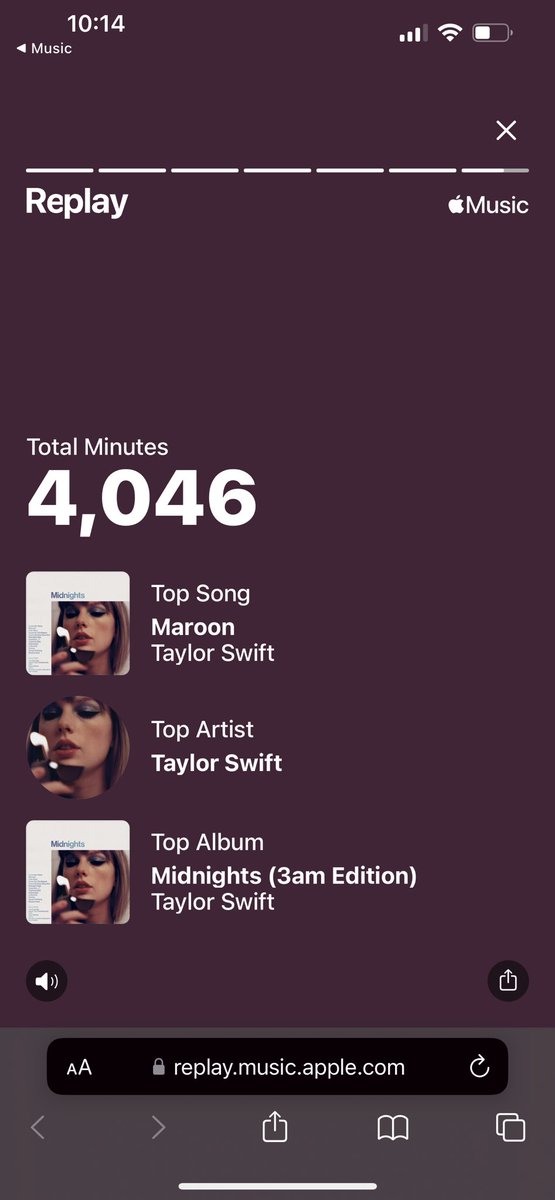TawnyMack's tweet photo. I fought but did not survive The Great [Ticketmaster] War. So, while everyone is posting their Wrapped/Replay screenshots, I thought I’d post mine as a Hail Mary shot at tix. If anyone has a lead on great tix for @taylorswift13’s Eras Tour, please let me know! @taylornation13 https://t.co/BtsDpPw2rN