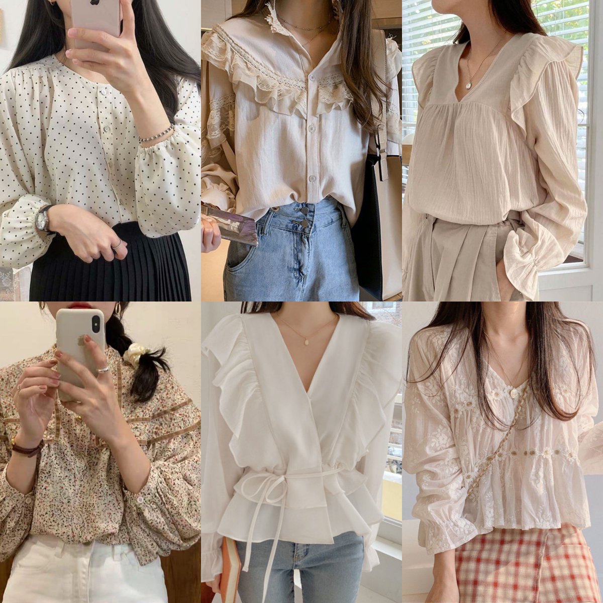 byyouniverse's tweet photo. Kumpulan blouse korean style🤍 
⭐4.8+ 

— a thread 

Pagii wangi senin sarapan #RCTIPlusAAA2022 #TREASUREINJAKARTA #AlchemyOfSoulsEp21 #Shopee1212 https://t.co/nsjRRUSAIX