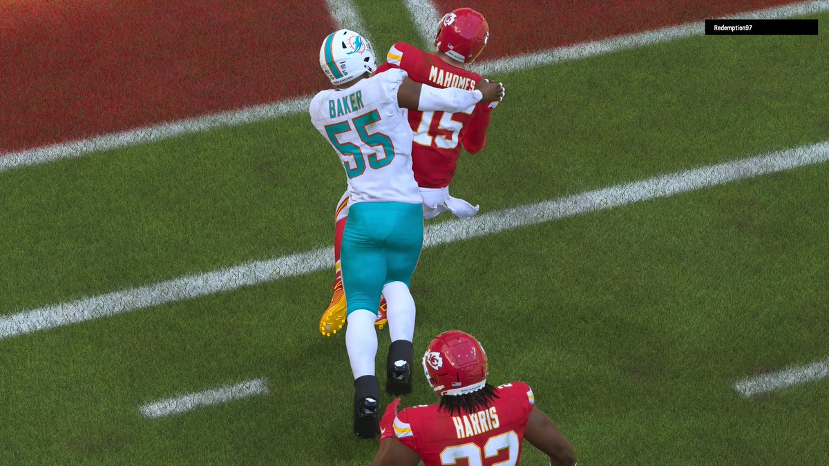 Grid_Bengals_'s tweet photo. 6 tackles,1 sack, 2 INT, 1 fumble recovery, 1 TD Ladies and Gentleman may I introduce Jerome Baker. 

@AllMaddenGaming 
#AMGSeason12 https://t.co/dF08eyY8tR