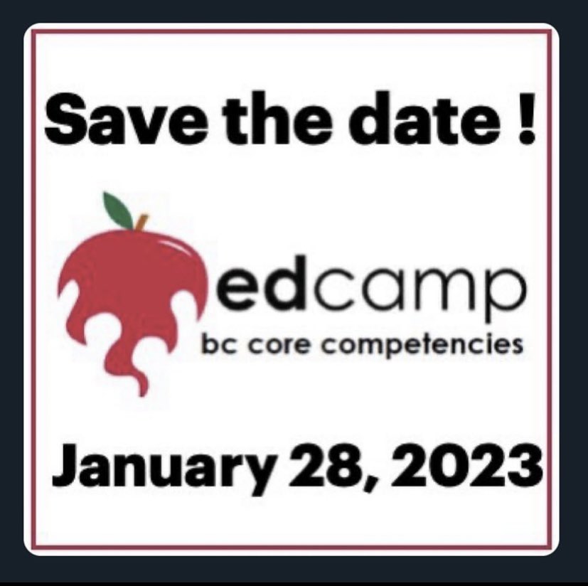 <a href="/CraigMah/">Craig Mah</a> <a href="/EdCampBCCC/">EdCampBCCC</a> <a href="/nico1e/">Nicole Jarvis (She/Her/They/Them)</a> <a href="/professeurree/">Ree Emery</a> @jnovakowski38 @CarrieAntoniazz Oh you better believe it’s on our Executive’s list of upcoming events! #bcedchat <a href="/EdCampBCCC/">EdCampBCCC</a>