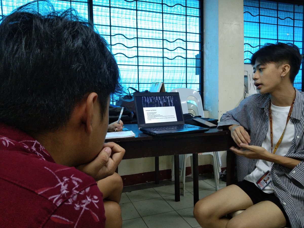 justin_dakom's tweet photo. 𝗧𝗜𝗡𝗚𝗡𝗔𝗡 | Kasalukuyang isinasagawa ang isang educational discussion na may pamagat na Narinig ko sa Charlie: A Political Training for Militant Student Leaders sa loob ng PUP Main Campus Charlie Del Rosario Building ngayong umaga, ika-12 ng Disyembre. https://t.co/q4oIhD5tRI