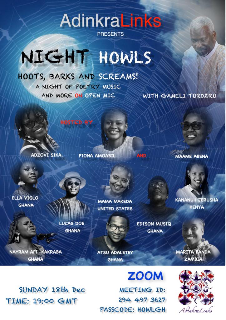 Night Howls comes your way again this Sunday, December 18, at 7pm. Mark your calendar darling cos we're going howling.❤️