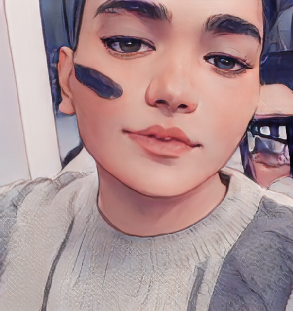 I look too feminine in this filter 🤣