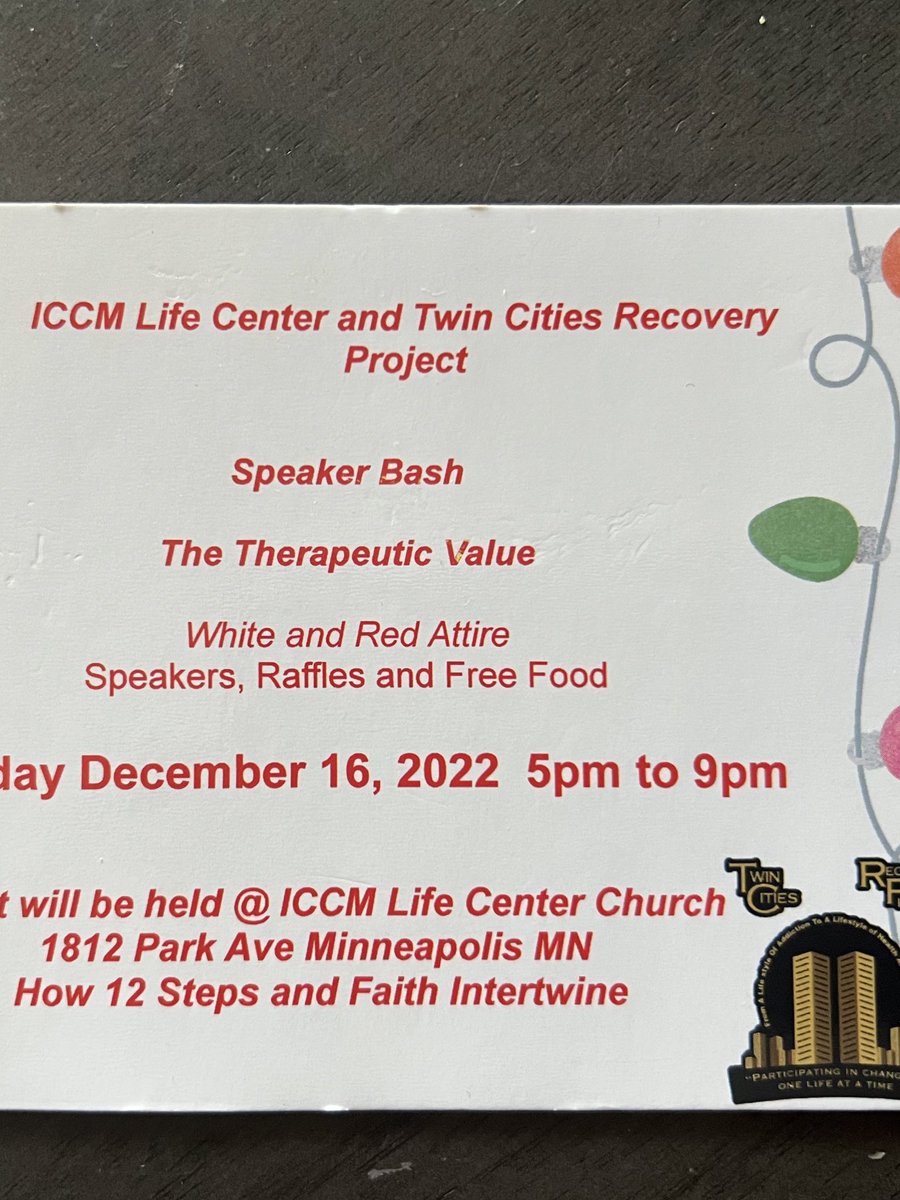 Twin Cities Recovery Project and <a href="/Iccmlifecenter1/">Iccmlifecenter</a>