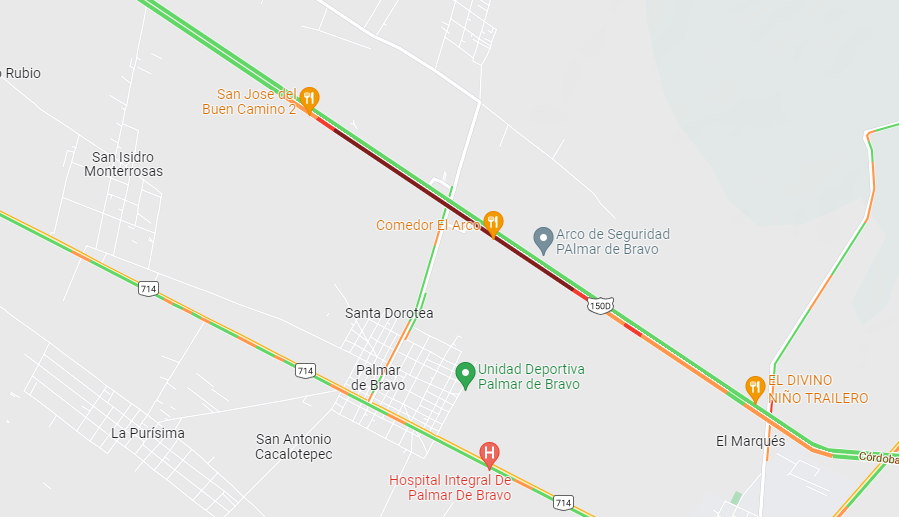 Monitorbru's tweet image. Nos podrían dar informes del tráfico a la altura del ARCO DE SEGURIDAD de PALMAR DE BRAVO, PUE @CAPUFE @CNAC_GN @GN_Carreteras