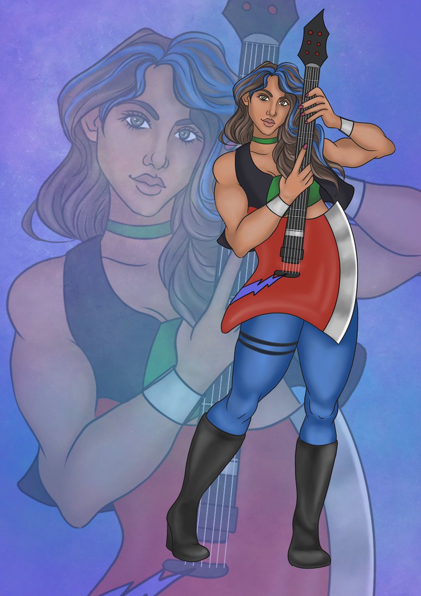 roxanasuperhero's tweet photo. Jacket or no jacket? IG: @bethaniirhiannon did these two amazing photos! Roxana keeps 🎸🤘. #roxanasuperhero 🎸. #passionproject #comicbooks #comicbook #superhero #guitar #musician #music #guitarist #strongwomen #art #cartooncharacter #femalesuperhero #rockstar #roxanarockstar https://t.co/C9h8ovyqqx