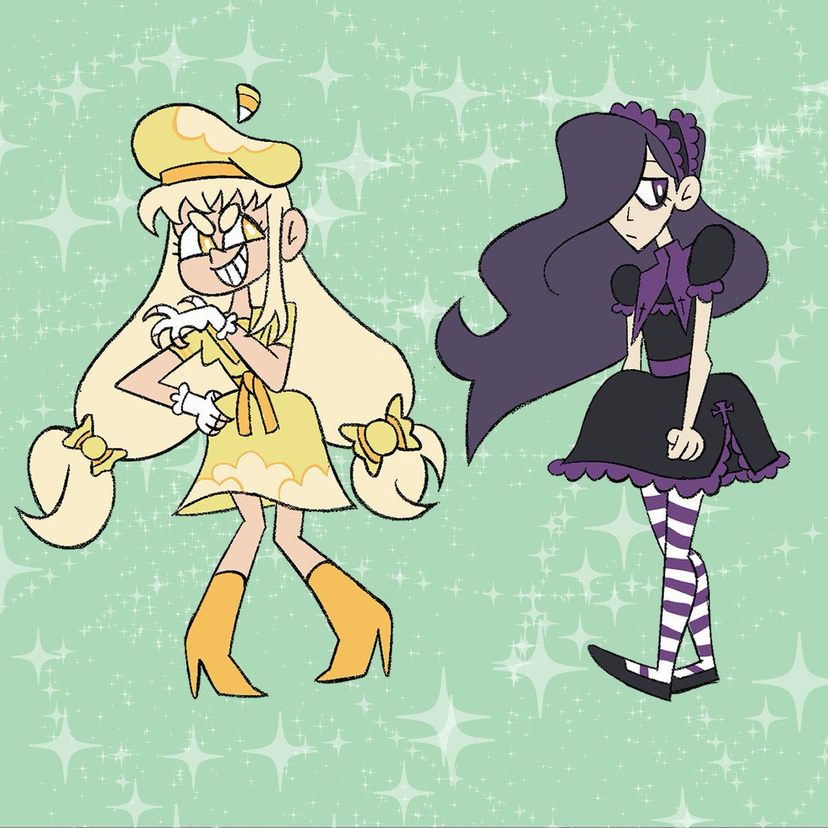 SlorpNoodle's tweet photo. ✨Four Witches!✨ Big Umineko Inspiration!
----
#art #characterdesign https://t.co/u6dG5KkTxh