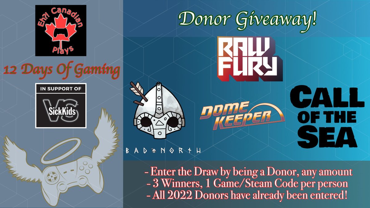 risen72's tweet photo. We Are LIVE! Day 8 (already?) of #12DaysOfGaming playing #GodofWarRagnarok for the #Platinum!
Watch: https://t.co/1f3Cx7RARE

Enter the @RawFury Donor Giveaway by supporting @sickkids w/@ExtraLife4Kids @extralifeTO. Winners picked on the 15th!

Donate: https://t.co/nTZHJ6WY5U https://t.co/GSVgKHI0ga