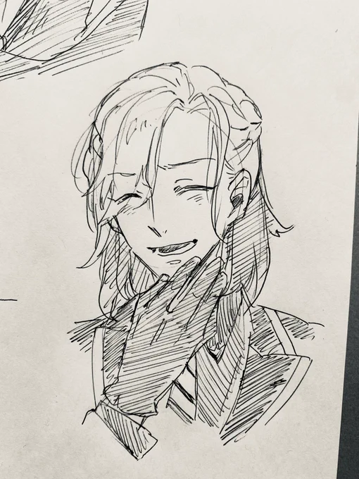 朝の一発描き
たまにポムで無邪気に笑うヴィ様 