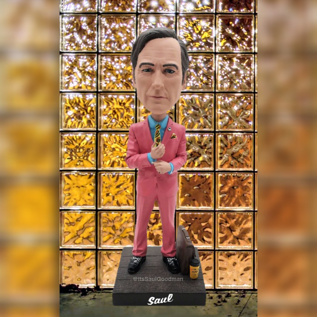 RT &amp; Follow for your chance at this Saul Goodman bobblehead!