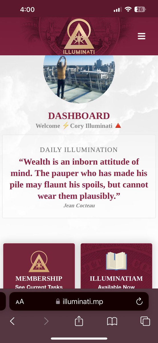 coryilluminati's tweet photo. 🔺 Study those who have succeeded and fallen before you. Though money may unlock doors, it cannot guarantee a welcome inside. The truly rich have no need to flaunt their wealth: their inner confidence speaks louder than gold and diamonds. @ILLUMINATIAM #followthelight https://t.co/g3EphpUQyP