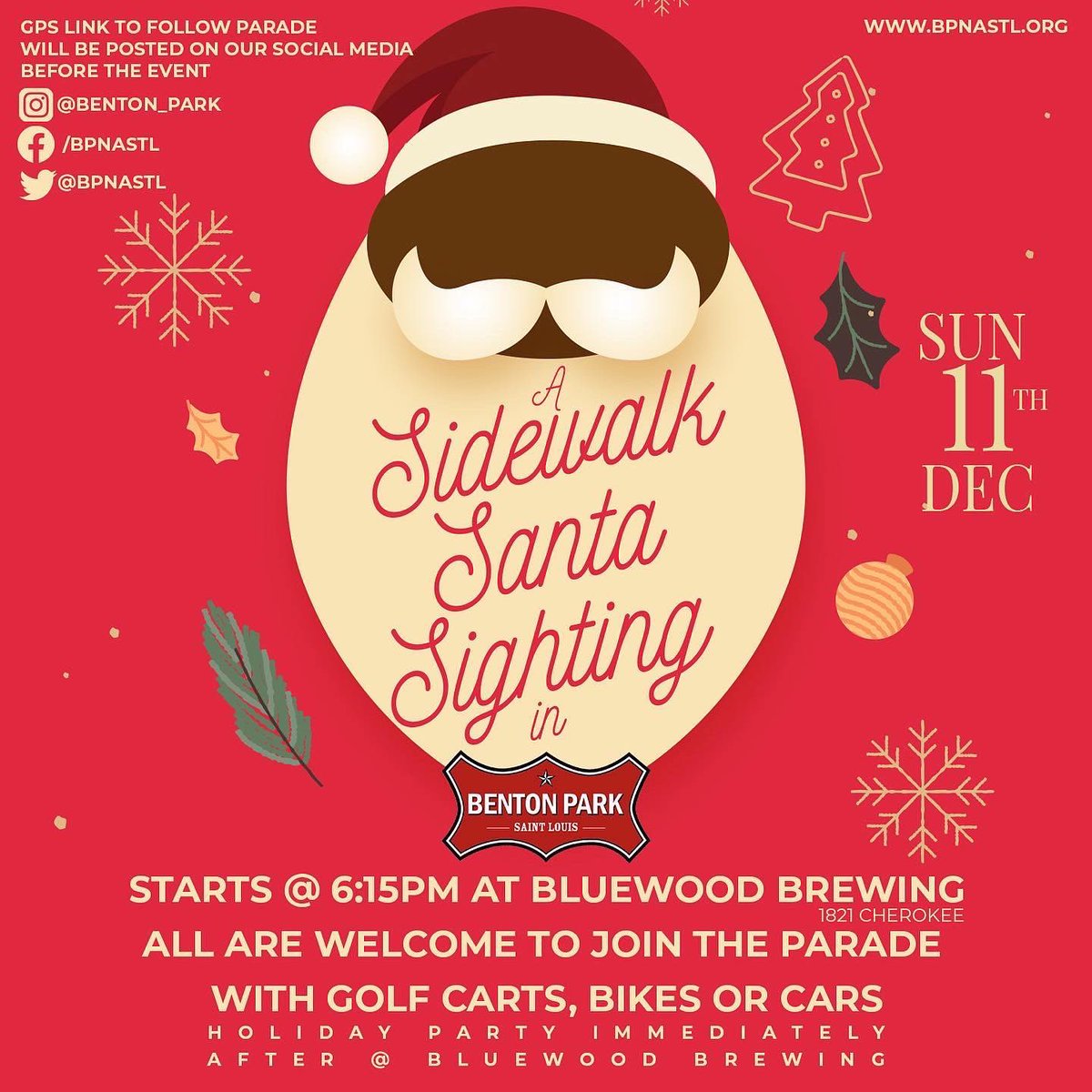 Follow along as Santa cruise through the neighborhood on our GPS map.  glympse.com/BaaO-KCWk