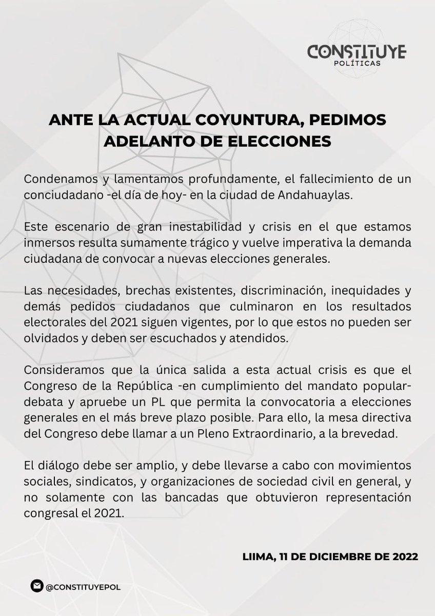 Constituye Políticas tweet media