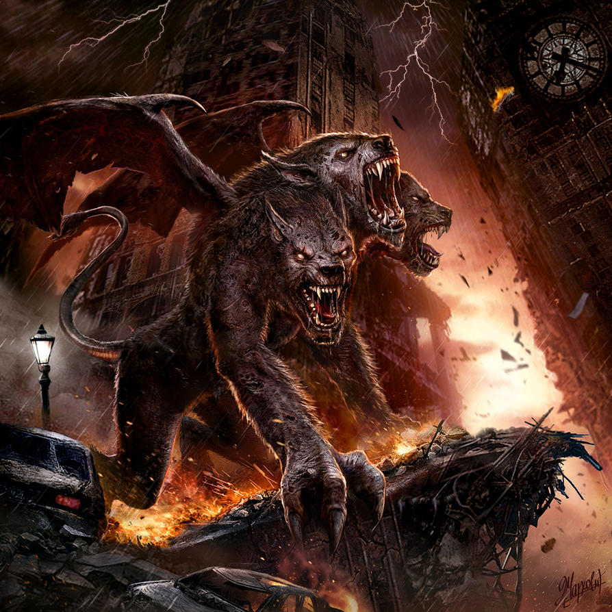 Bubbah26's tweet photo. #Cerberus #WingedBeast #Distrucrion https://t.co/ku2jjArT4N