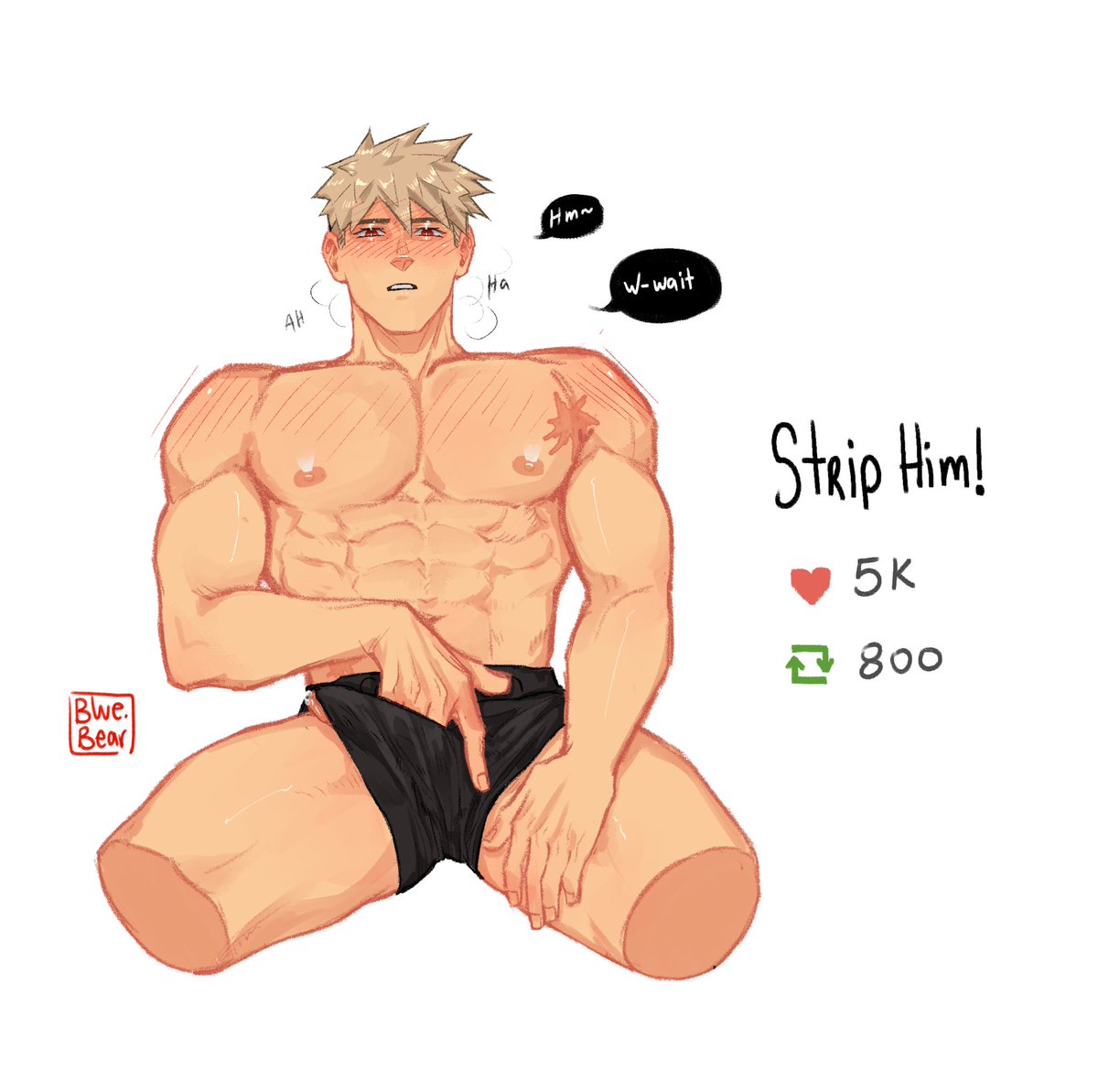 The next part will be the final 🤙🏼

Strip game! Pt4 #stripgame #bakugo #KatsukiBakugo #katsuki #bnha #mha