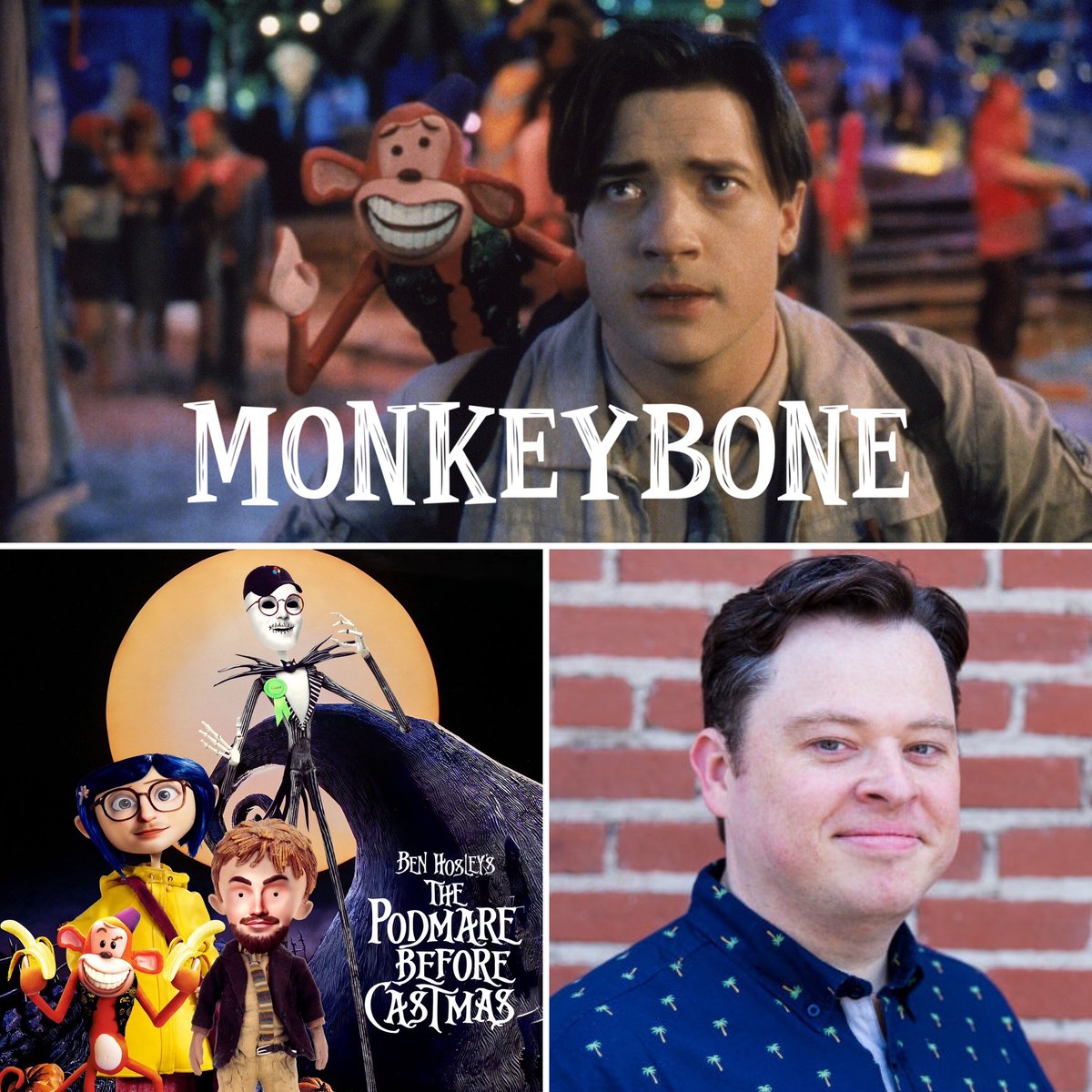 Okay boners - get your loose cabooses in gear, 'cause we're going to Dark Town! @JustinMcElroy watched this movie seven times and he will never get those hours back, but our MONKEYBONE episode was definitely worth it. Our latest podcast is available now: audioboom.com/posts/8211136-…
