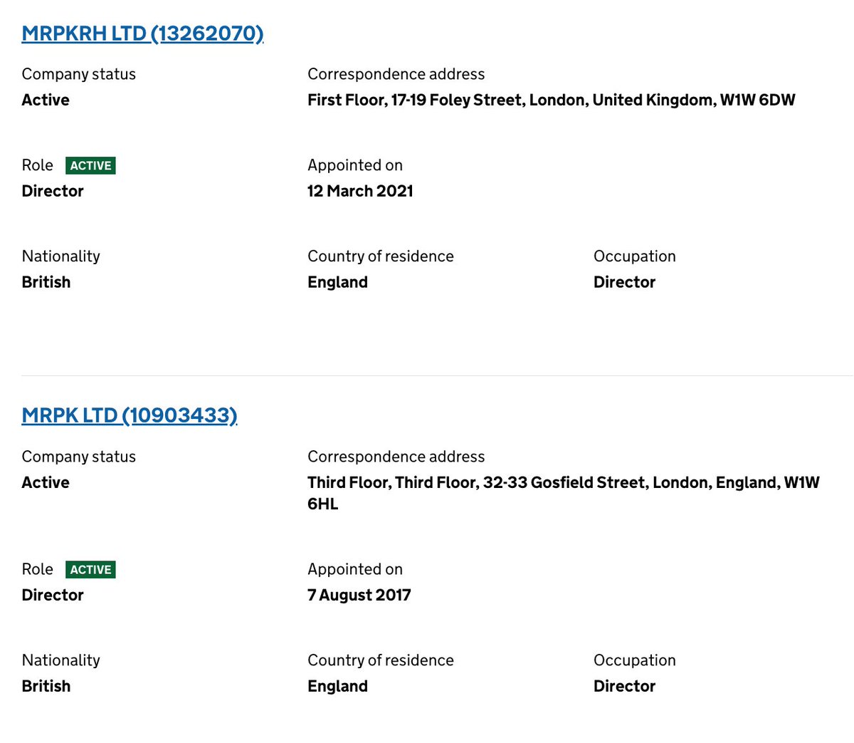 Quick! Start another 'company' with a similar name and hope no one notices

It's all here: …te.company-information.service.gov.uk/officers/X0AKN…