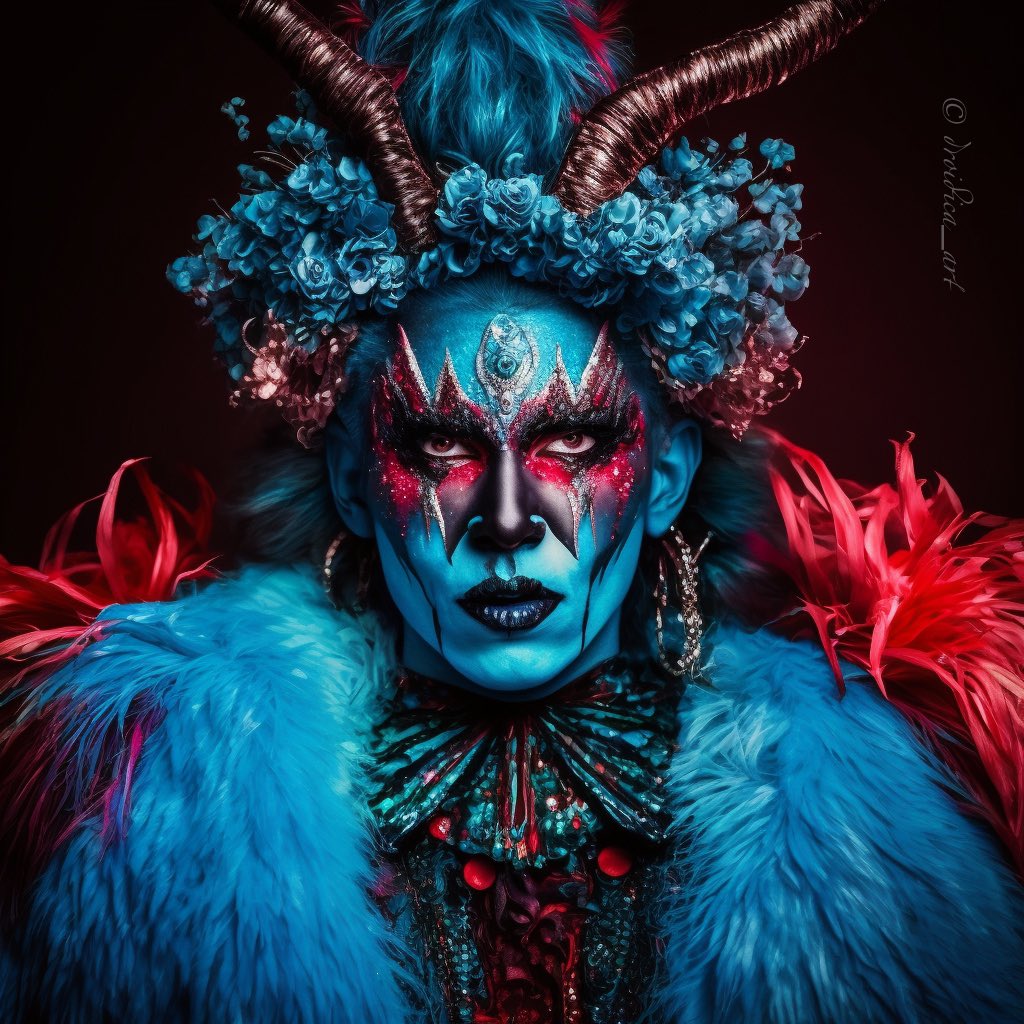 Droidica_AI's tweet photo. Krampus Gone Drag ❤️🧡💛💚💙💜

Should they become 1-of-1’s on @nmkr_io?

#art #abstractart #digitalart #nfts #nftart #nft #CNFT #machinelearning #ai #codingartist #midjourneyart #midjourney #aiartcommunity #generativeart #artoftheday #stablediffusion #CNFTArtist
#midjourney https://t.co/IS73vzqkw2