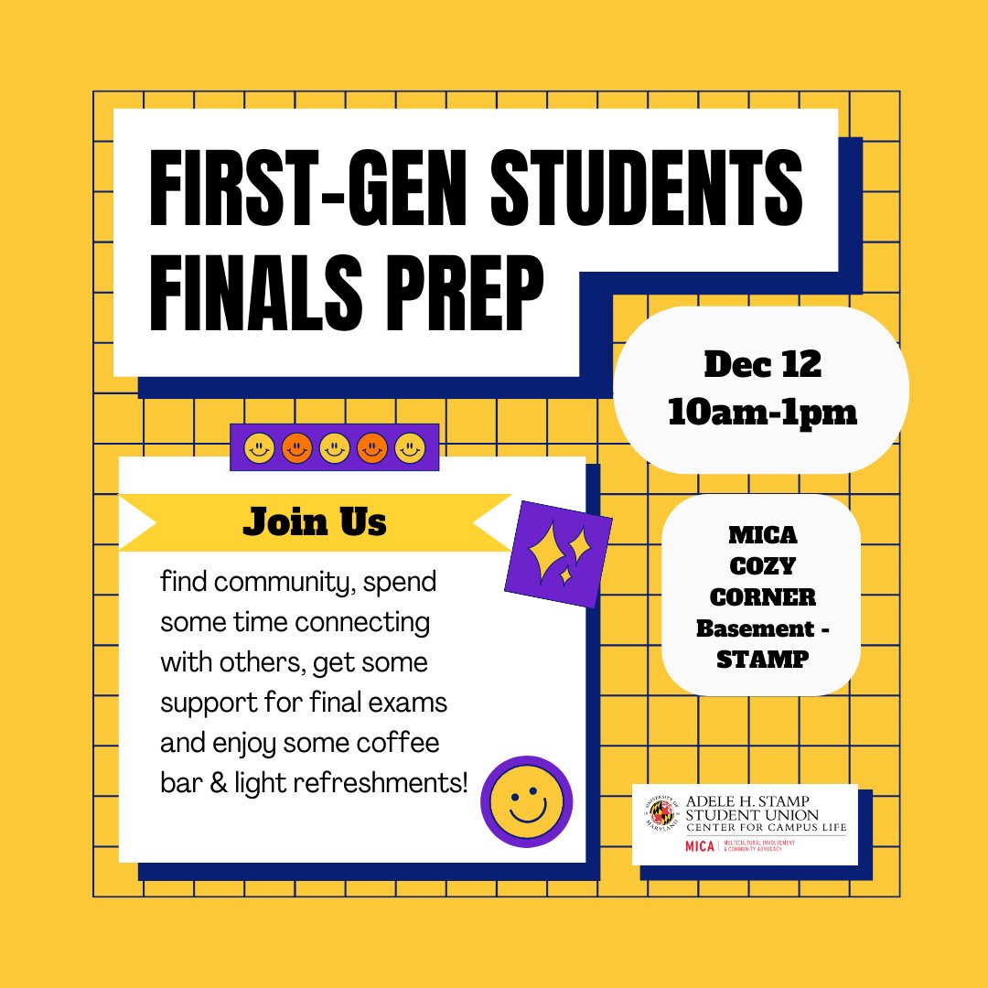 UMDMICA's tweet image. Students, Faculty &amp;amp; Staff are welcome to enjoy some productive #community time!  Hope to see YOU there! #FinalsPrep #UMD2022 #UMD2023 #UMD2024 #UMD2025 #UMD2026 🐢